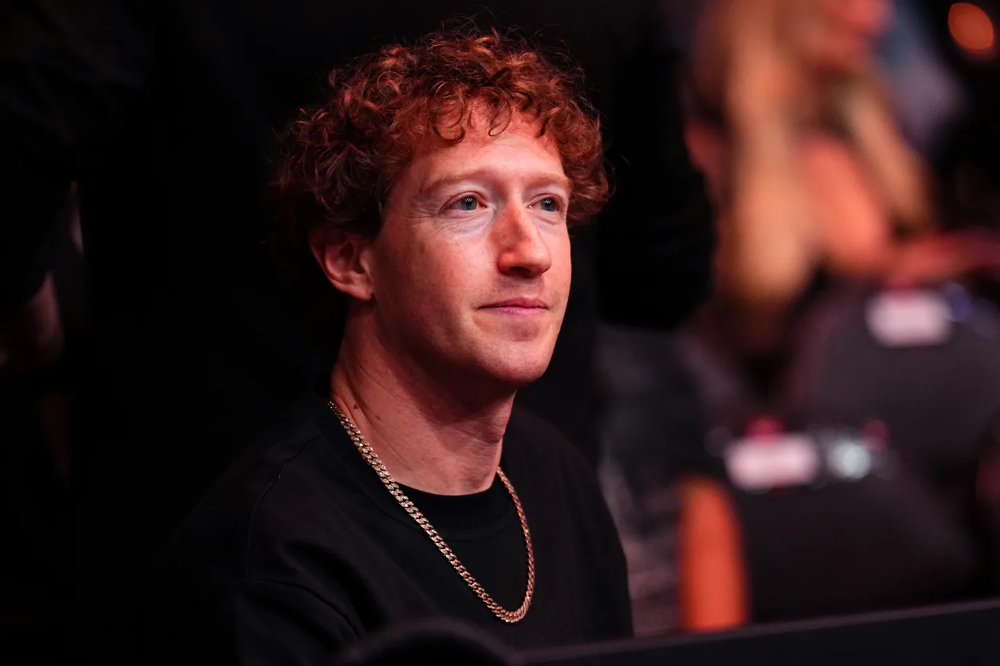 LAS VEGAS, NEVADA - MARCH 08: Mark Zuckerberg attends the UFC 313 event at T-Mobile Arena on March 08, 2025 in Las Vegas, Nevada.  (Photo by Chris Unger/Zuffa LLC)